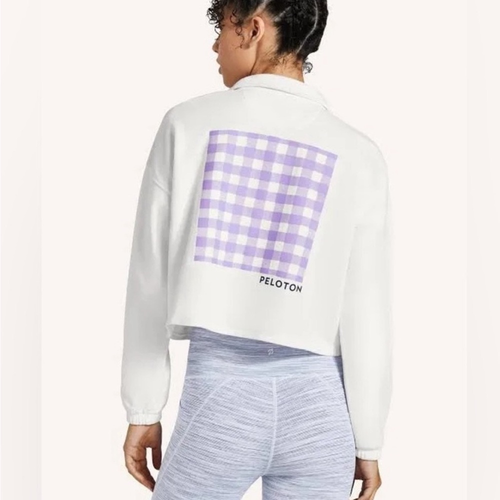 Peloton crop sweatshirt NWT